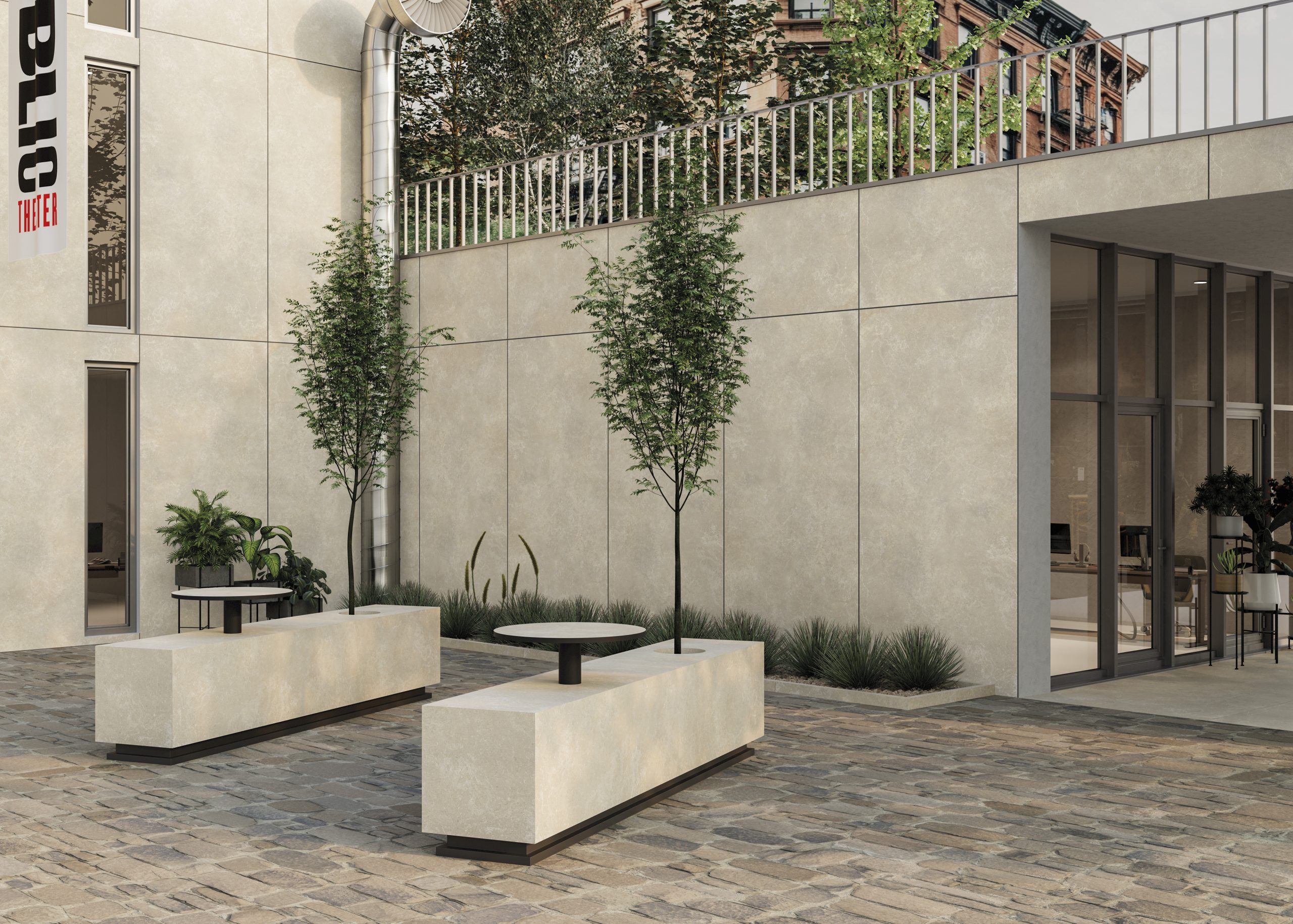 Lapidura Limestone Beige 12mm Porselen Tezgah - Görsel 2