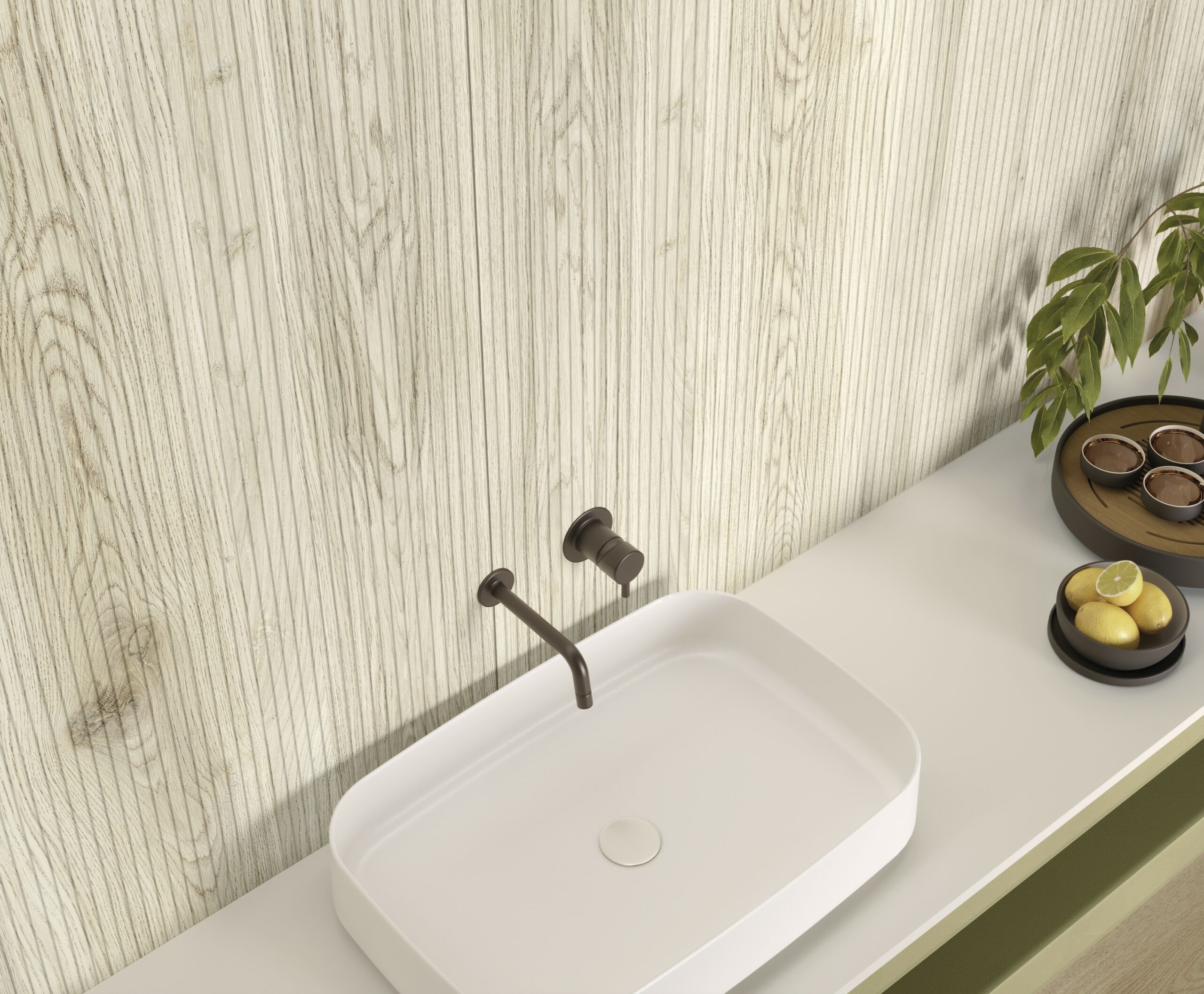 Lapidura Wood Essence Almond | Ahşap Görünümlü Porselen | Ecesoy - Görsel 2